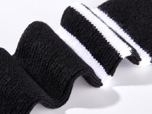 Women Thigh High Socks Extra Long Warm Knit Over Knee High Boot Stockings Striped Thigh Highs Leg Warmers