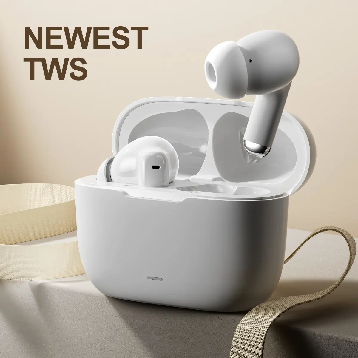 Bluetooth-compatible Wireless In-Ear Headphones with Charging Case, Bluetooth-compatible 5.3 Compatible, Active Noise Cancellation, Comfortable Fit, Daily Use, TWS Earphones