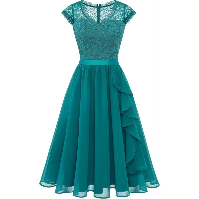 Women's Bridesmaid Dresses Short Prom Dress Ruffle Semi Formal Cocktail Dresses Floral Homecoming Dress2026