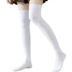Women's Thigh High Lace Boot Socks - Knee High Warmer With Lace Trim Long Stocking  Cosplay
