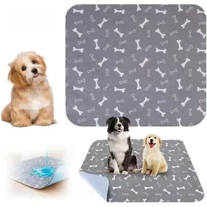 Pee Pads for Dogs, 2026 New Washable Puppy Pad with Pheromones,Non-Slip Base, Easy to Clean & Reusable (Grey, S:15.75x23.62 inch)  Christmas Gift