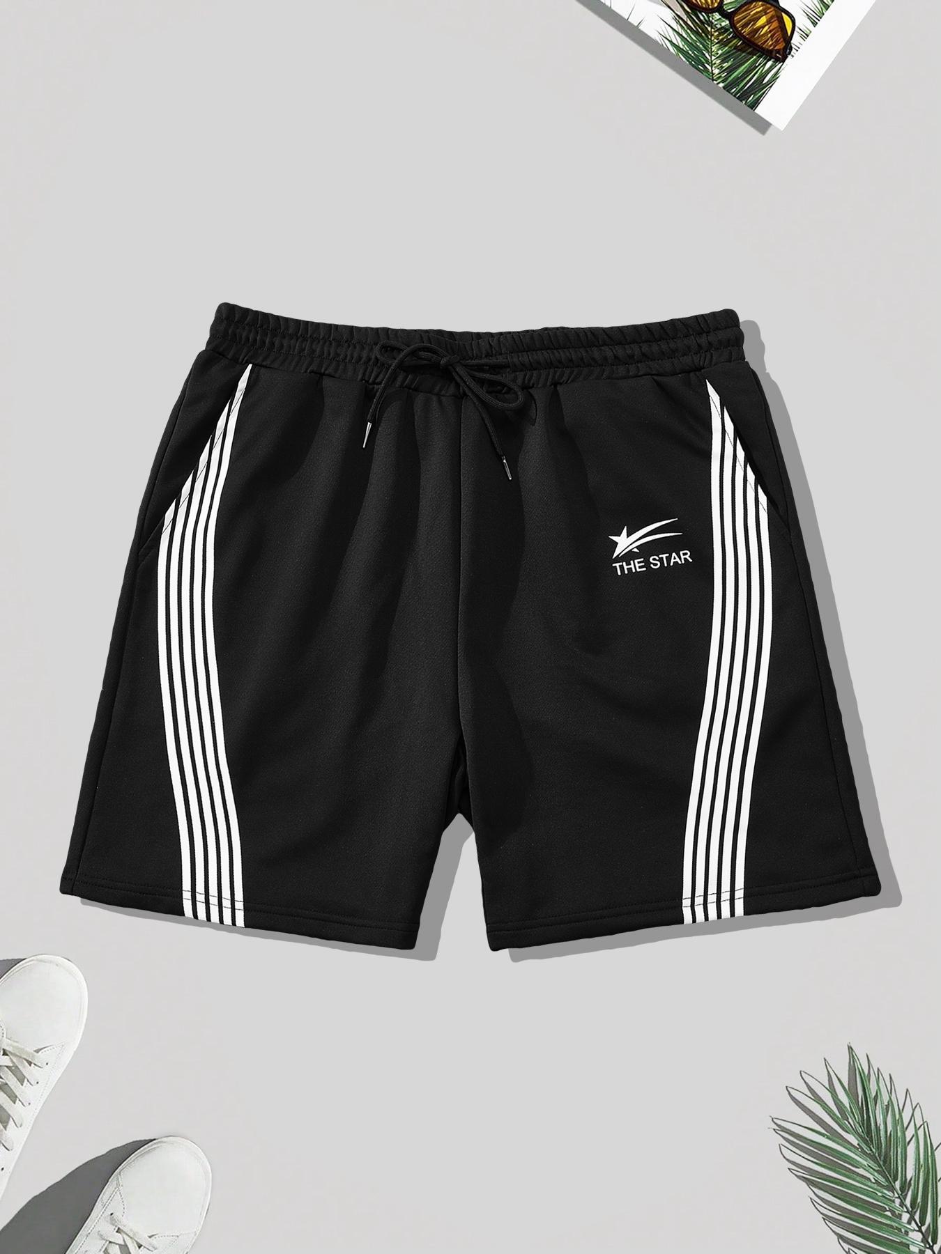 Men's Star Print Boxer Briefs, Regular Fit Casual Comfy Breathable Underwear for Daily Wear, Mens Underwear for Summer