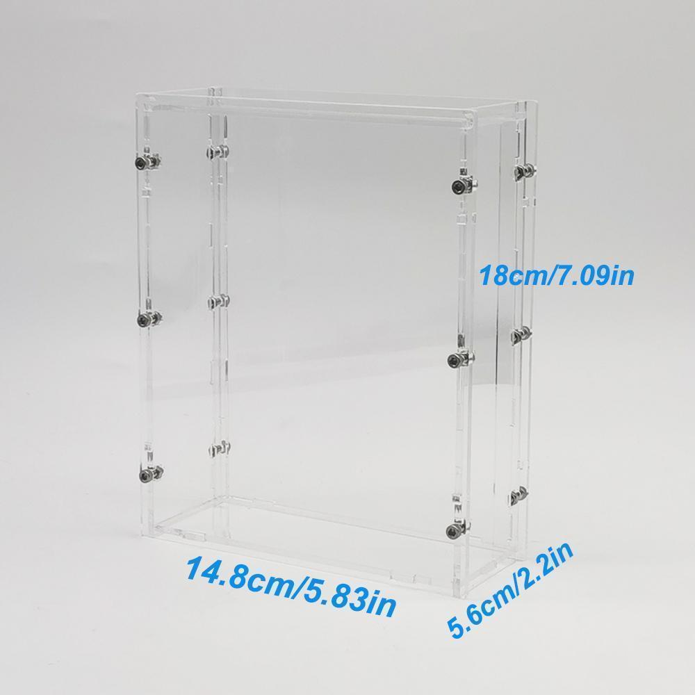 Bob 1/64 Model Car Display Case (without cars in pictures) For Hotwheels Acrylic Transparent High Grade Screw Fixed Display Box