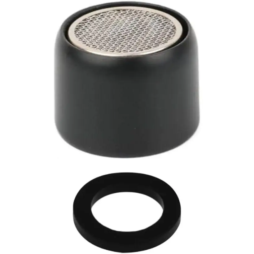 Faucet Aerator Adapter, 22mm NPT Female Thread Sink Faucet Tap Aerator Replcement Nozzle Saving Bubbler (Black)