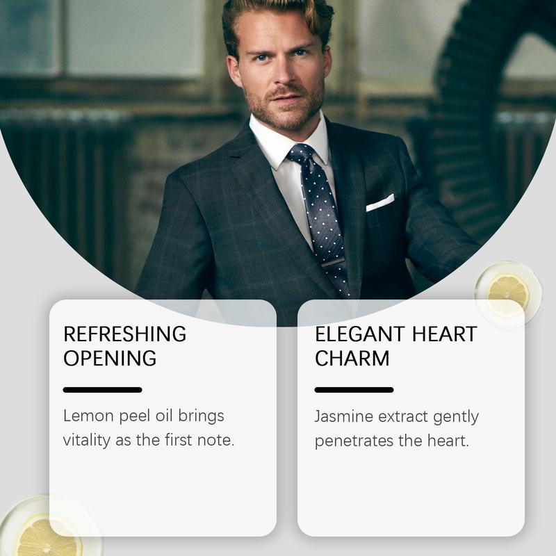 Roxelis Charming Cologne Fragrance Natural Fresh Daily Commute Date Perfume Elegant Long-lasting Cologne Fragrance