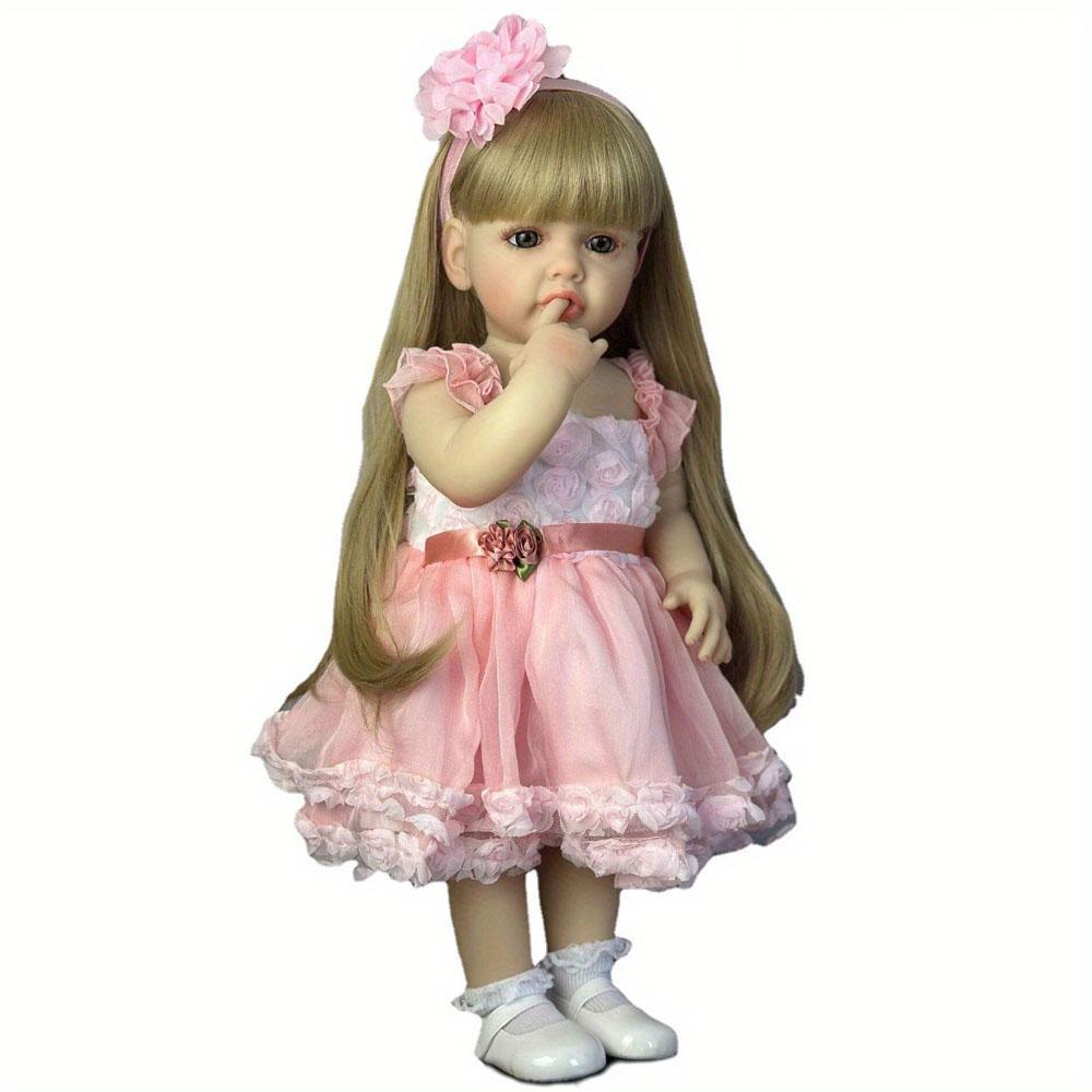 Life-Like Reborn Baby Doll 55cm Dress Up Doll, Realistic Design, Soft Vinyl Body, Perfect Birthday Gift for Girls, Lifelike & Durable