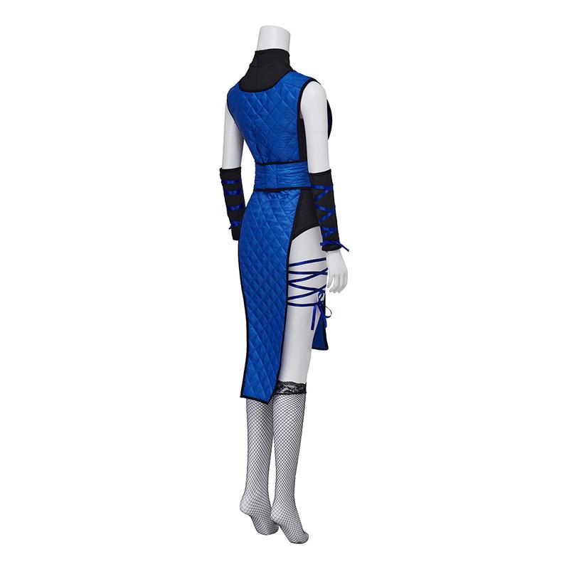Mortal Kombat Coplay Costume Sub-Zero Female Costume Ladies Mortal Komba Blue Suit Game Fanart Outfit Clothing Womenswear Comfort Fitted