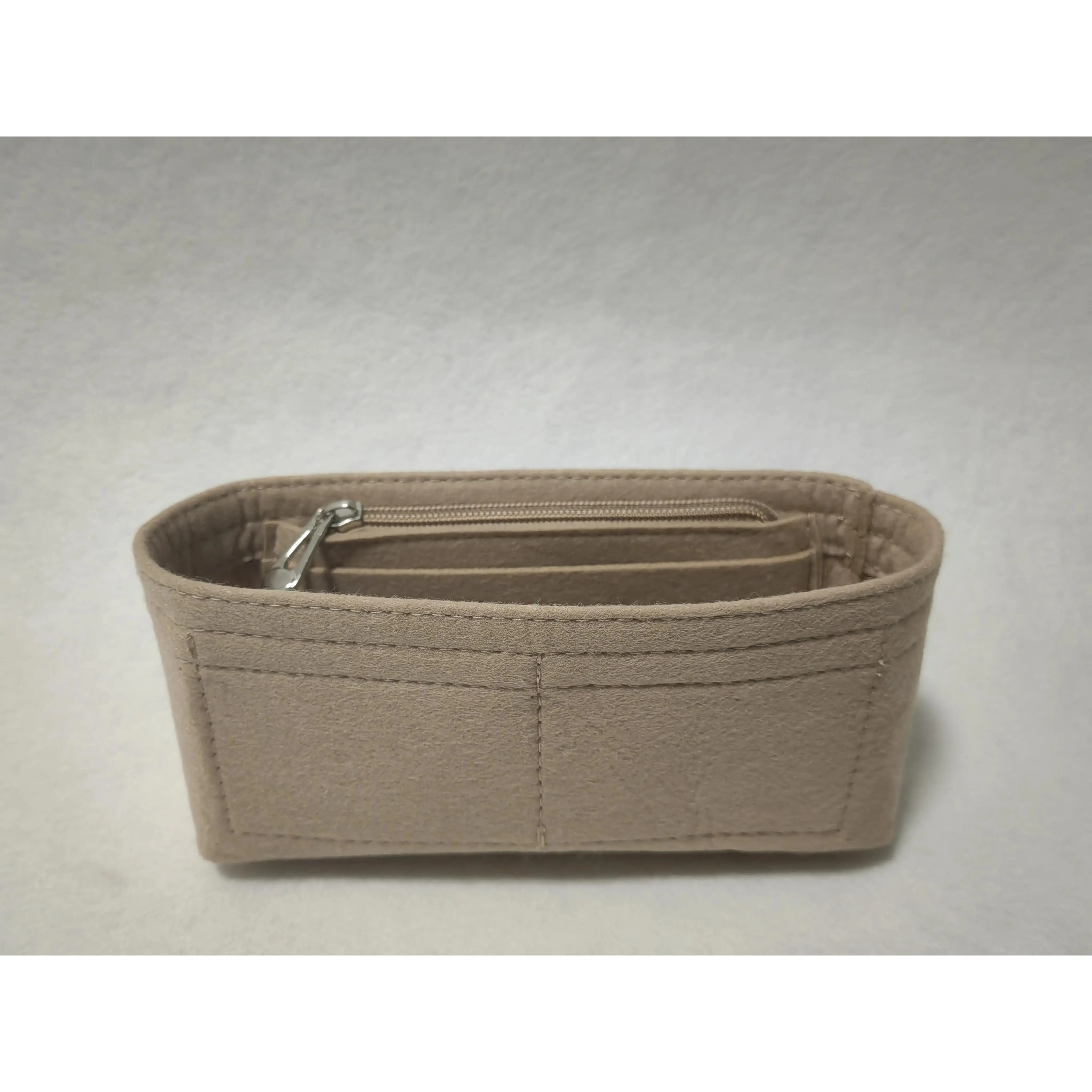 Homefish Felt Insert Bag Organizer Bag In Bag For Handbag Purse Organizer for Longchamp Mini Shoulder Bag