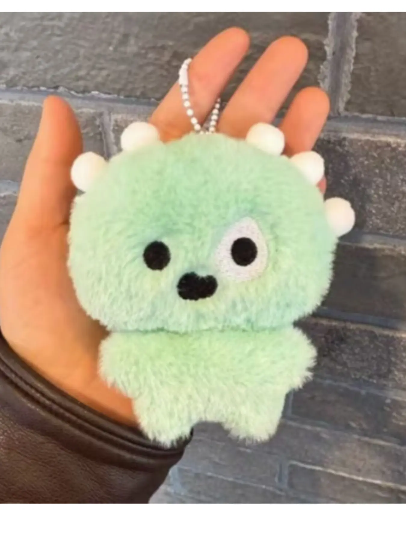 Monster Plush Keychain, Soft Adorable Plush Doll Pendant, Girl's Heart Backpack Key Holder, Cute and Trendy Accessory