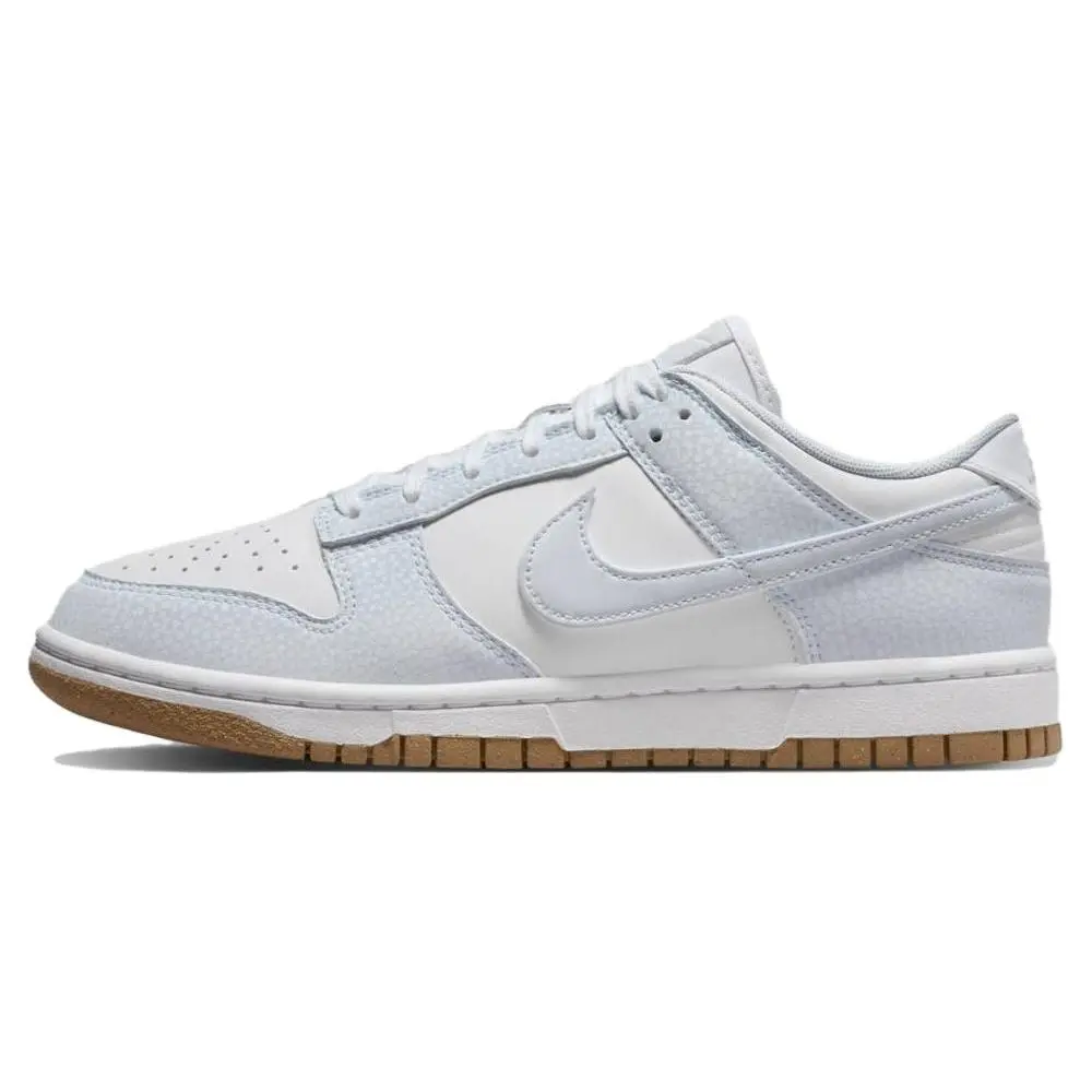 Nike Dunk Premium Next Nature Low-Top Women's Sneakers in White and Blue Verifiable, with credentials and supporting global authentication