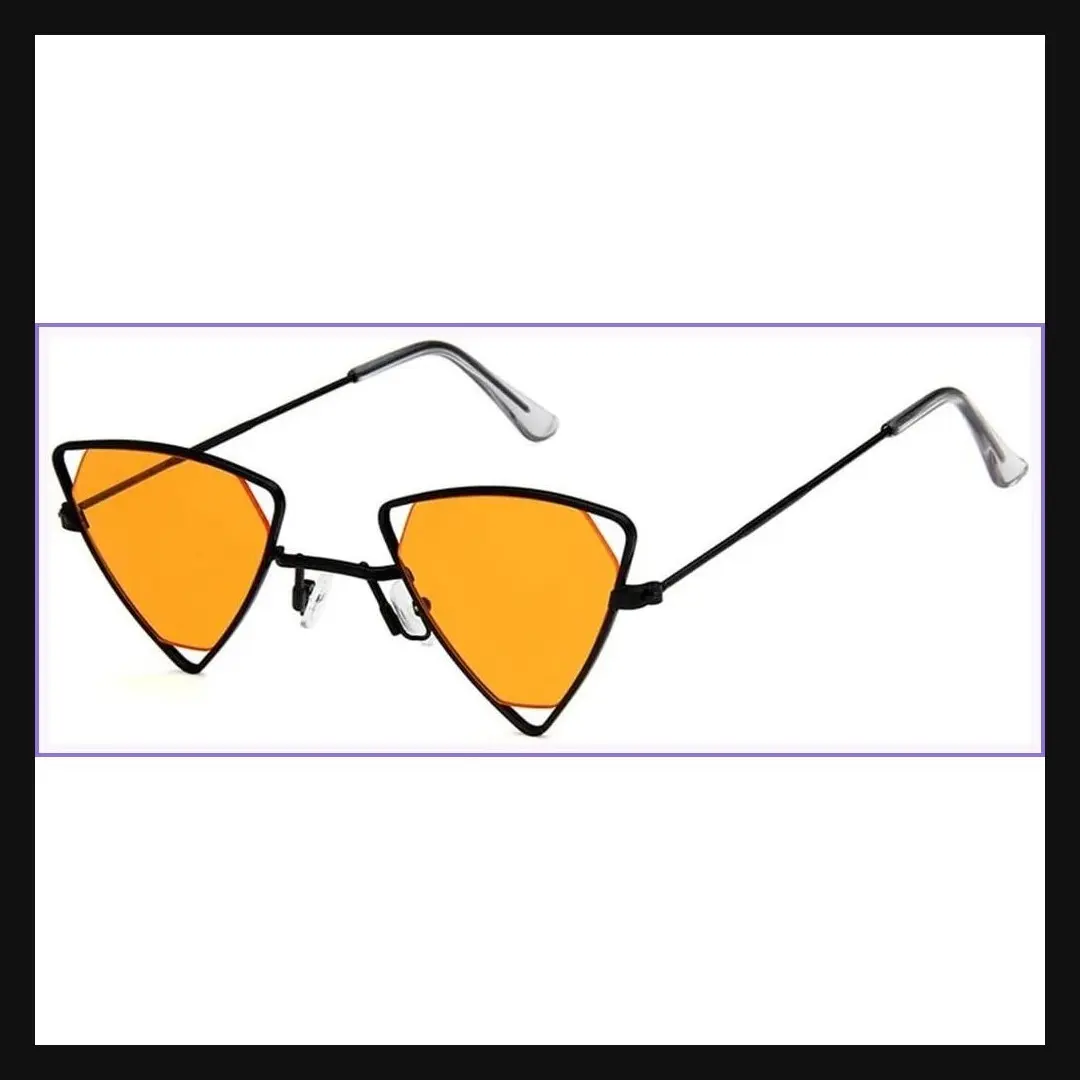 Retro Trendy Triangle Sunglasses for Men and Women - 100% UV Protection