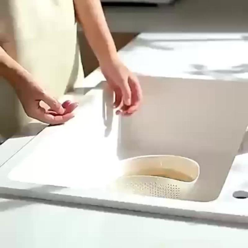 Rice Washer, Rice Colander, 1 Count Rice Washing Sieve, Vegetable Fruit Washer, Multifunctional Kitchen Strainer Bowl for Home Use, Kitchen Strainer Utensils, Kitchen Accessories, Utensils