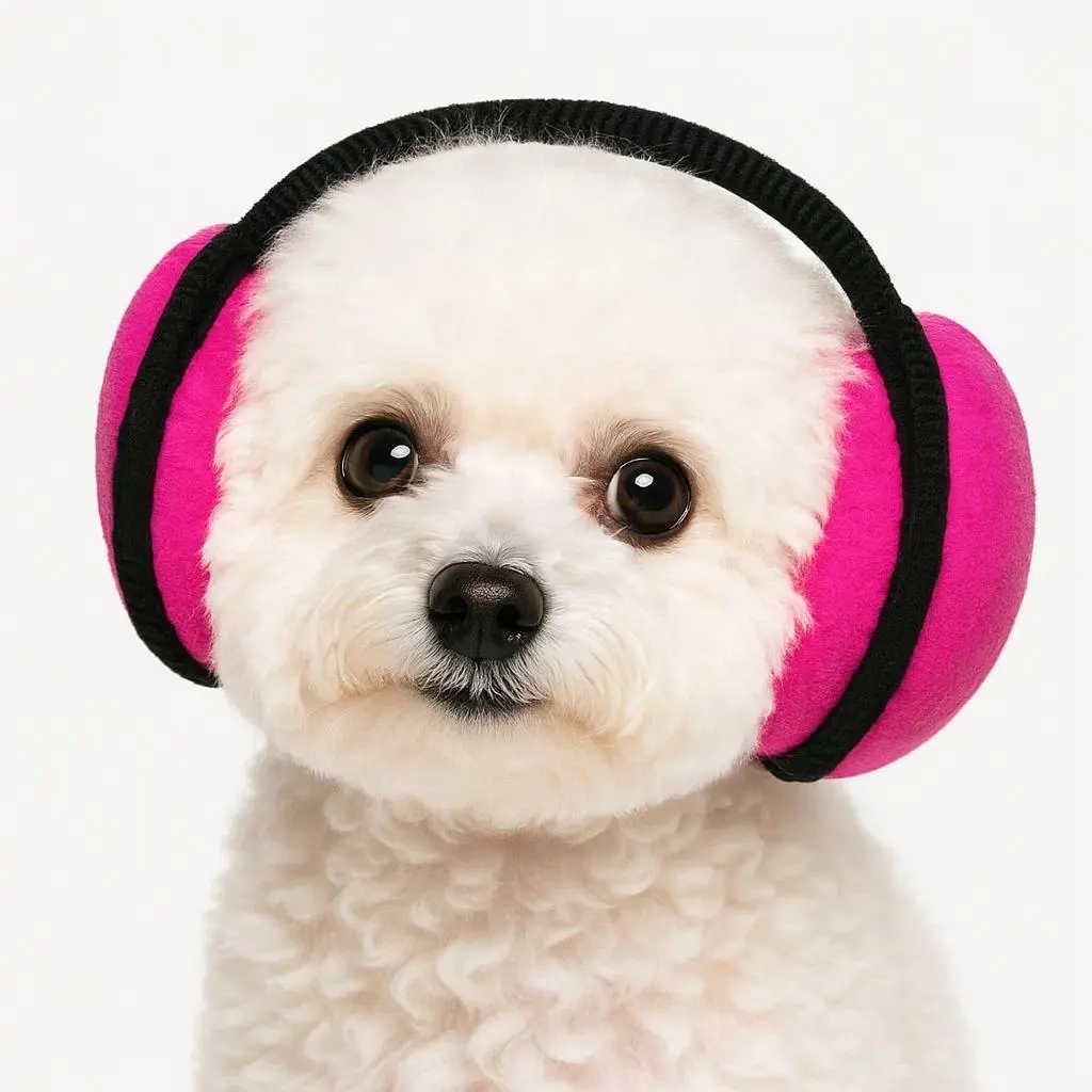 Dog Ear Covers for Fireworks, Thunderstorms - Adjustable S-M-L Waterproof Cover, Sound Blocking Calms Anxiety, Noise Reduction Pup Earmuffs (Pet Ear Care & Grooming Supplies)