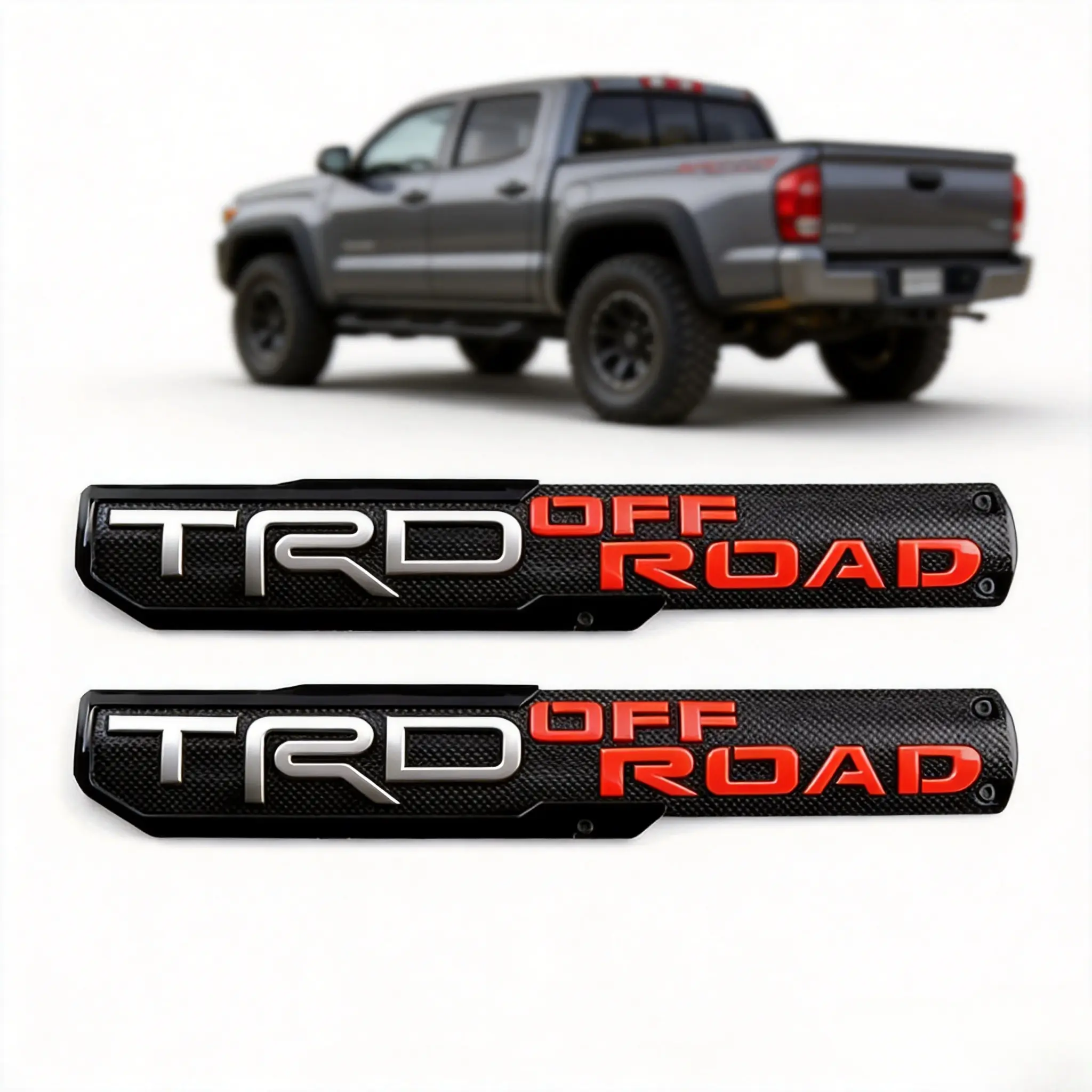 2-Pack Aggressive 4x4 Off-Road Decals| Heavy Duty Vinyl Peel & Stick for Toyota Tundra & Tacoma Trucks  Off road vehicle universal model