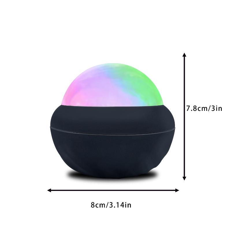 1pc2in 1 LED Northern Light And Ocean Wave Projector with Remote Control, Night Light Projector with 14 Light Effects for Bedroom/ Gaming Room/ Home Theater/ Ceiling/ Birthday/ Party