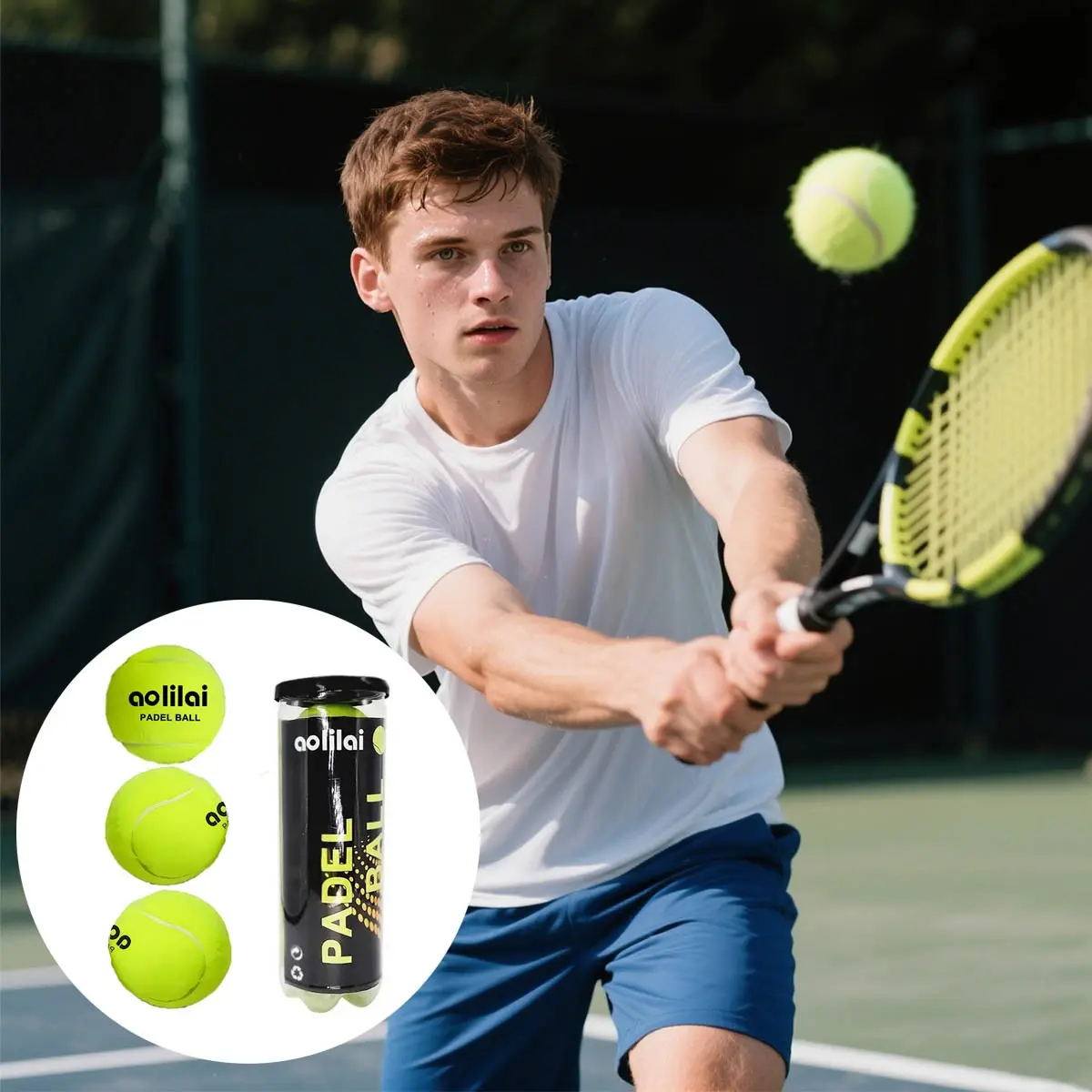 3-Pack Cricket Balls, Wool + Rubber Material, Thanksgiving Gift, High Elasticity, No Bat Included, Comes with Storage Can