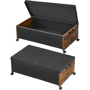Under Bed Drawers on Wheels, XXXXL Size, UnderBed Storage with Wheels, Wooden Under Bed Storage, Heavy Duty, Patented Design