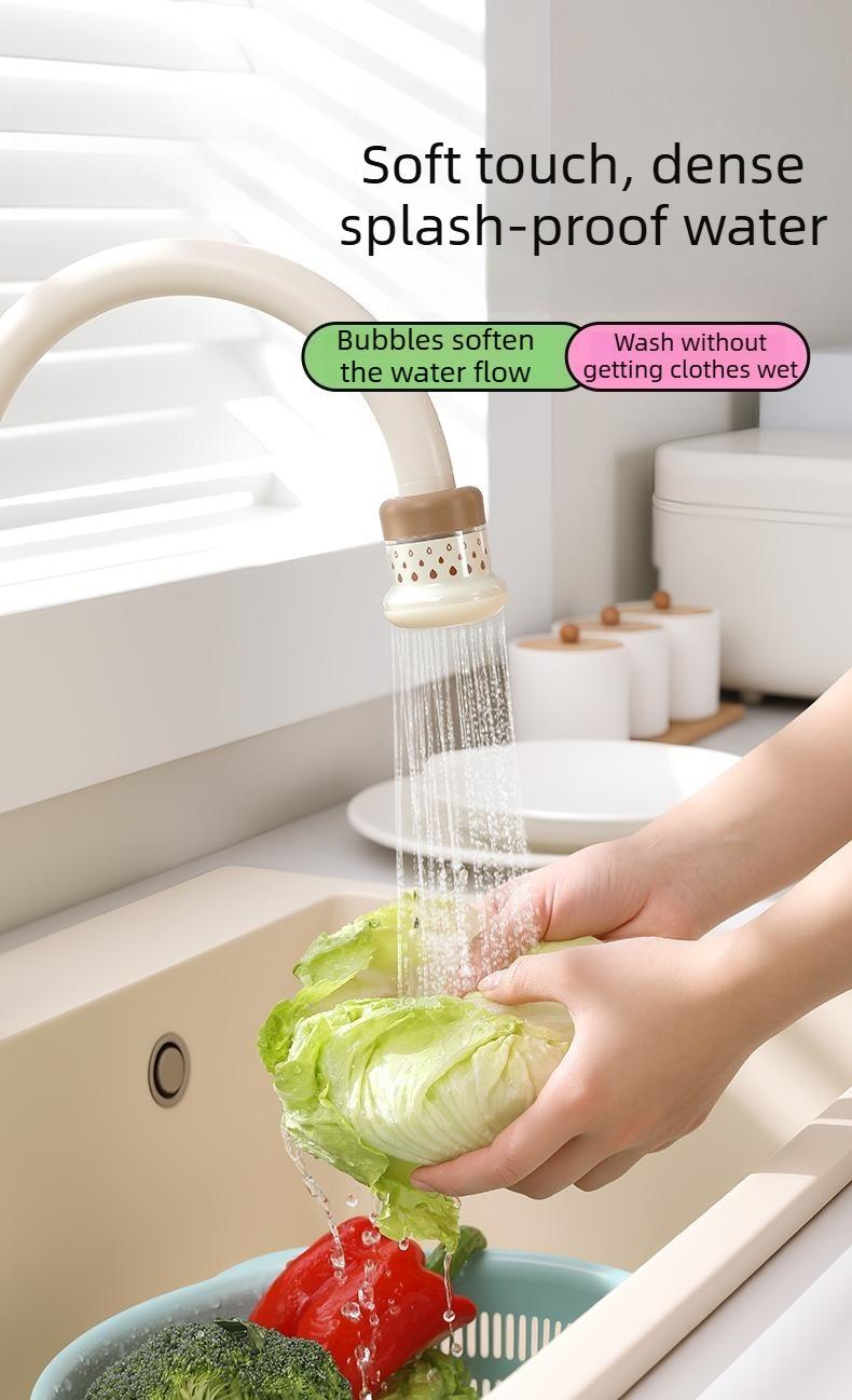 Minimalist Fresh Water Tap Filter for Home Use, Multi-Layer Filtration Purifier Tap, Kitchen Water Cleaner, Vegetable Washing Tool, Anti-Splash Guard, Removable Reusable, Household Faucet Filter Accessory.