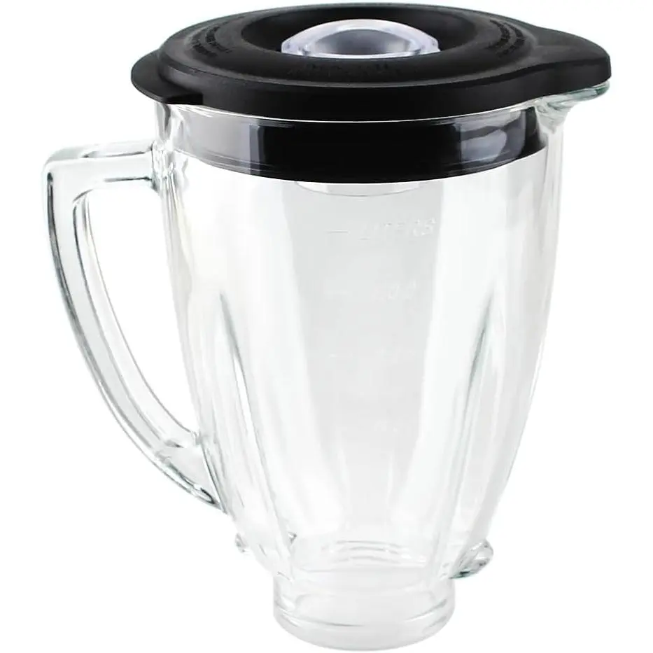 Replacement Parts 6‑Cup Glass Jar with Lid, Fit for Most Blenders