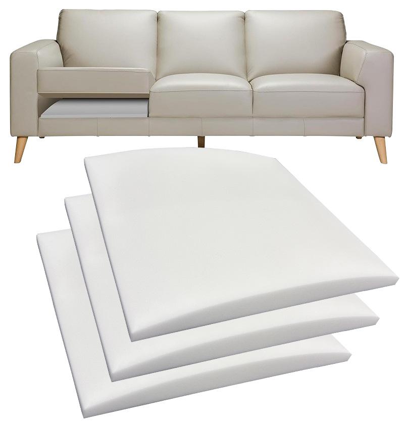 High-density foam cushion insert for sagging seats, curved seats, furniture repair, and sofa cushion insertion