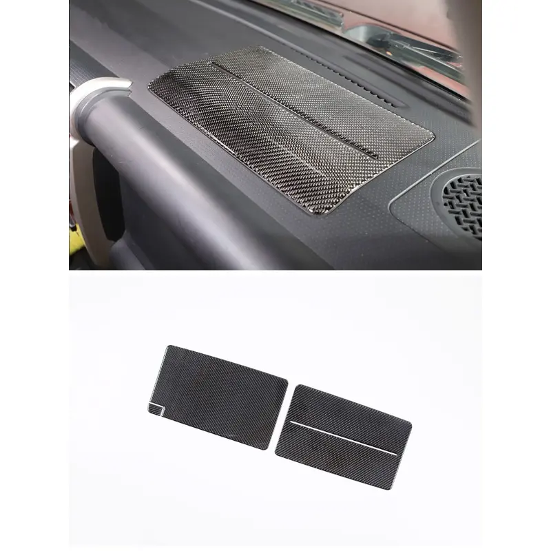 Soft Carbon Fiber Car Center Console Dashboard Storage Panel Trim Sticker Car Decals For Toyota FJ Cruiser 2007-2021 Car Accessories