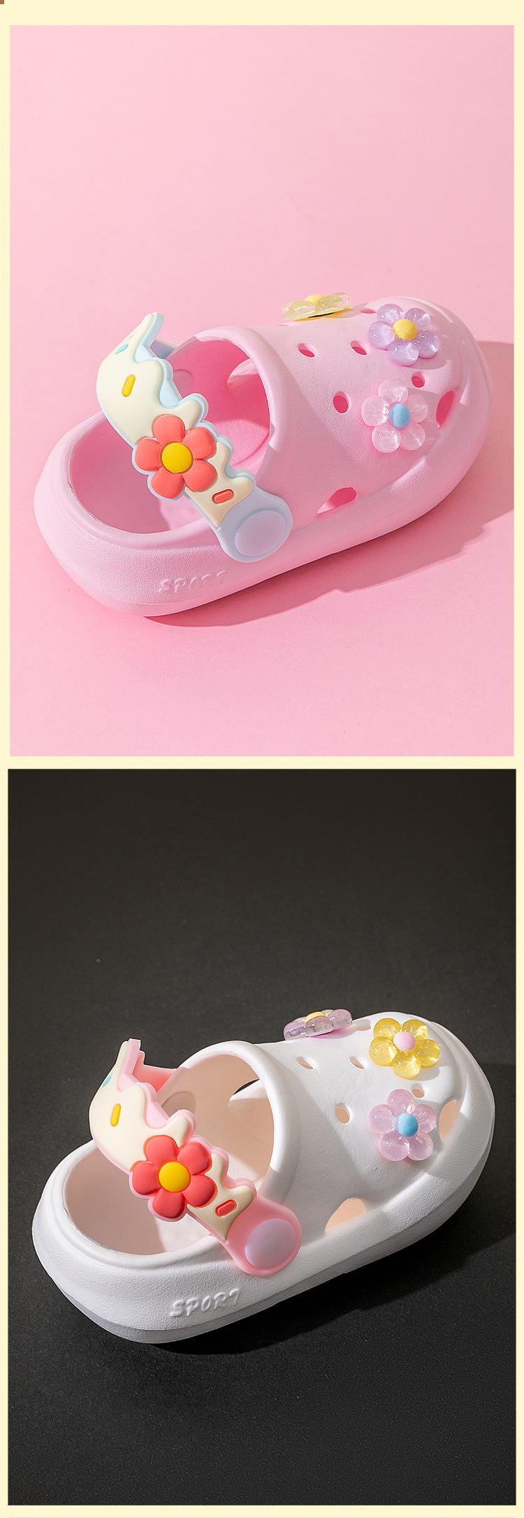 Adorable New Indoor Sandals for Toddlers, Featuring a Soft Non-Slip Bottom And Holes for Breathability