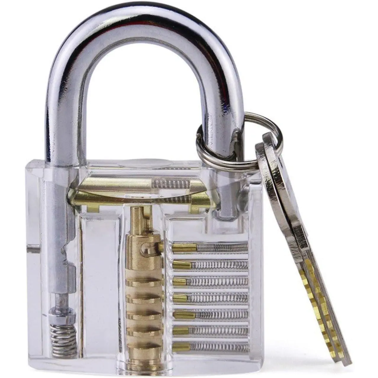 Transparent Acrylic Security Lock – Universal Protection Door Window Cabinet Drawer |     Copper Lock Cylinder Waterproof and Rustproof Easy to Install and Durable