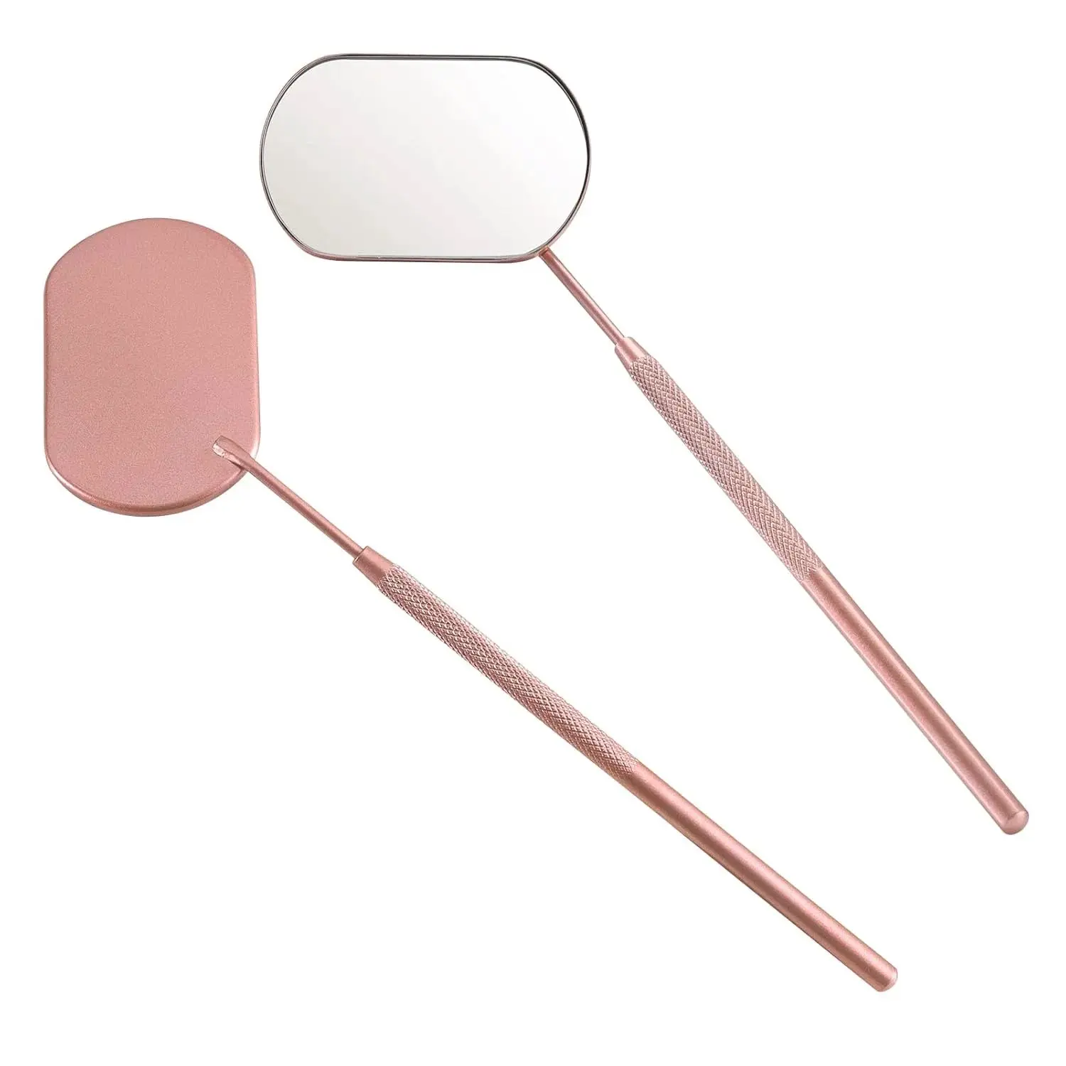 Large View Eyelash Mirror, 2.2-Inch Stainless Steel Lash Tool with Detachable Handle, Lightweight, Portable & Rust Resistant Supplies for Lash Technicians, High-Quality Materials, 2.2 Inches, Lash Extension, Travel Size