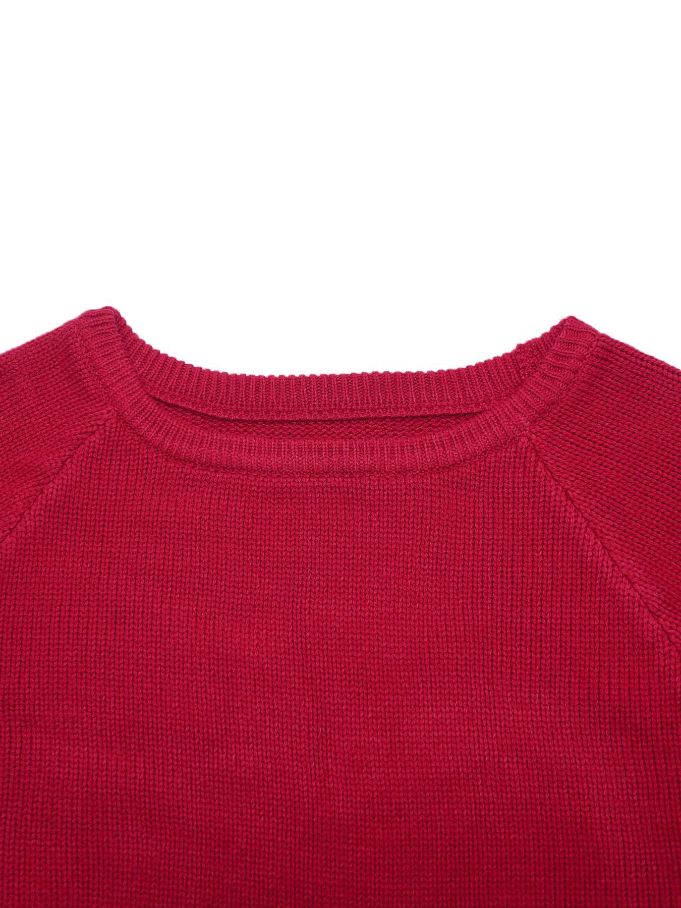 Women's Solid Off Shoulder Raglan Sleeve Sweater, Casual Long Sleeve Jumper for Fall & Winter, Fashion Ladies' Knitwear for Daily Wear, Womenswear