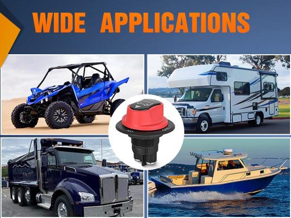 Nilight 50A ON/OFF Disconnetc Battery Switch