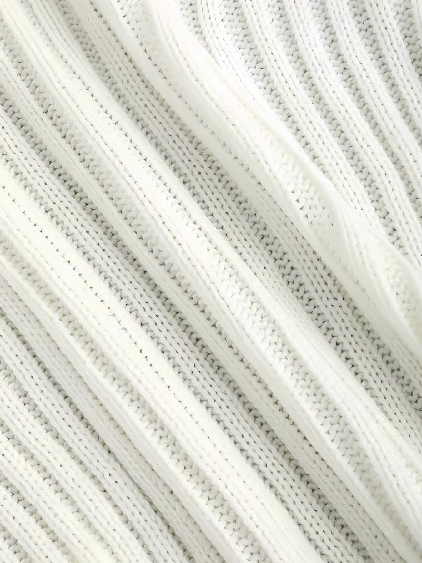 Women's Solid Crop Cardigan, Casual Basic Long Sleeve Open Front Knitwear for Spring & Fall, Fashion Women's Knit Clothing for Daily Wear, Tops