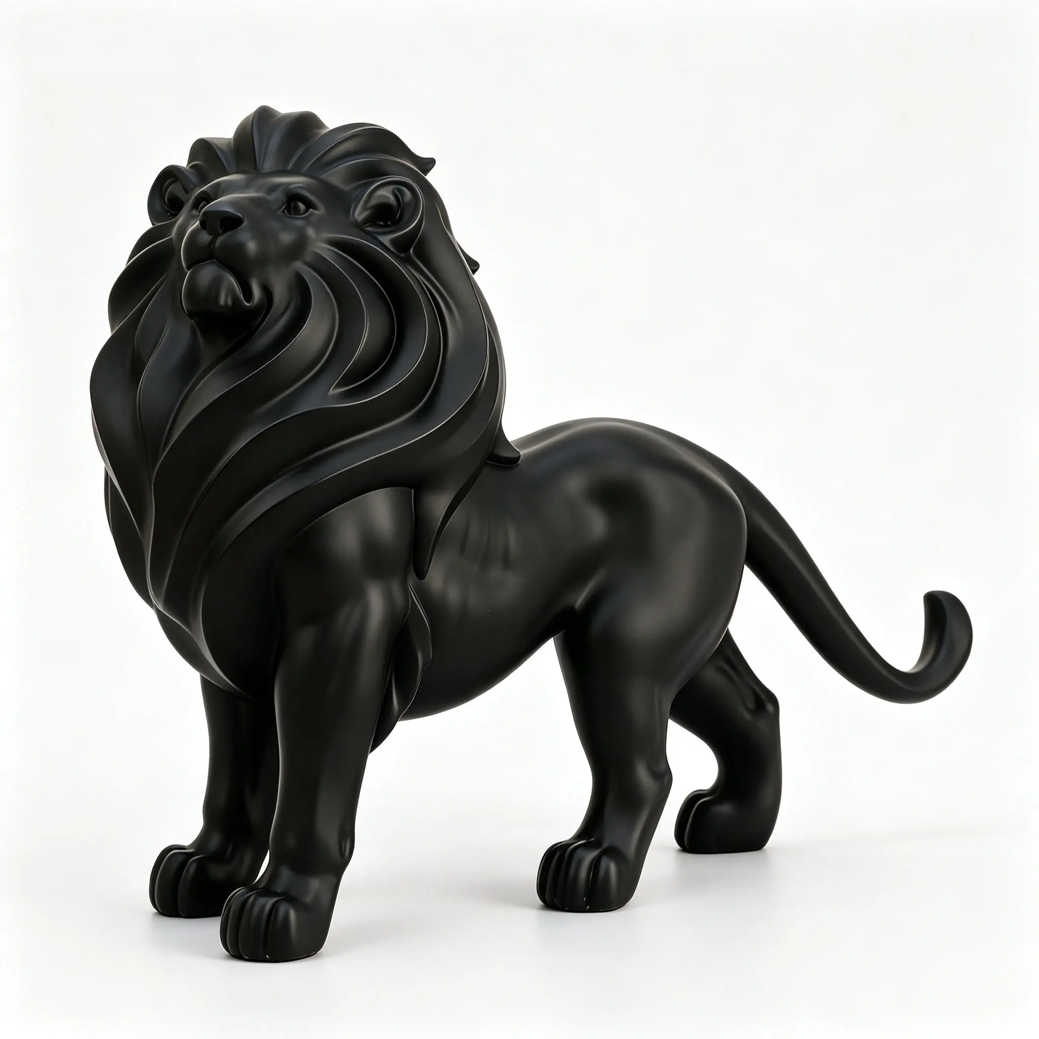 Resin Lion King Sculpture, Resin Sculptures, Modern Lion Decor, Luxury Animal Ornament, Living Room Office Desk Shelf Decoration, Perfect Gift