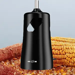 1pc Corn Thresher Rotary, Fully Automatic Corn Peeling Machine, Small Electric Grain Planer Separator, Portable Corn Thresher