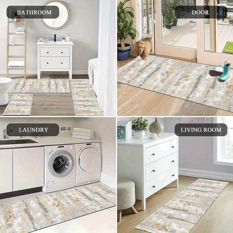 Kitchen Mat Set 2pcs/3pcs, Daily Home Use Kitchen Rug Set, Spring Household Kitchen Mats, Non-Slip Soft Carpet, Durable Fashion Door Mat Decor, Home Decor Rugs, Kitchen Rugs Sets, Farmhouse Kitchen Rugs