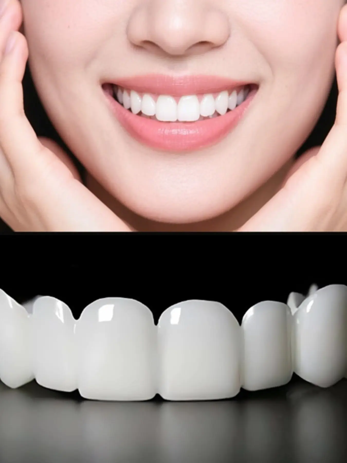 4-Piece Set New Style Dental Retainer, Smile Enhancer False Teeth Decor, Realistic Tooth Aesthetics, Perfect for Cosmetic Dentistry