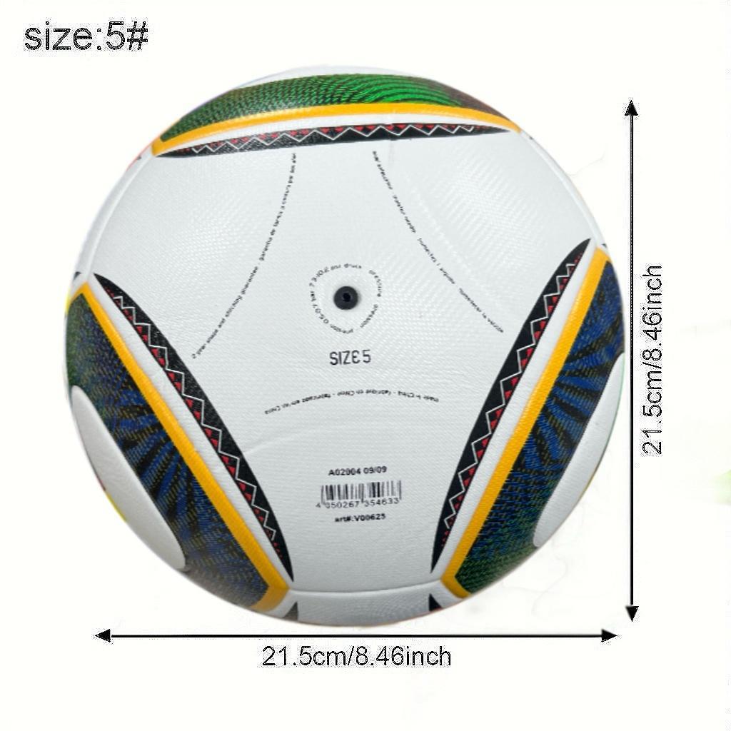 Official Size 5 Leather Soccer Ball, Football, Durable Soft PU Material, Ideal for Youth & Adult Competitions, Includes Net Bag & Pump Accessories