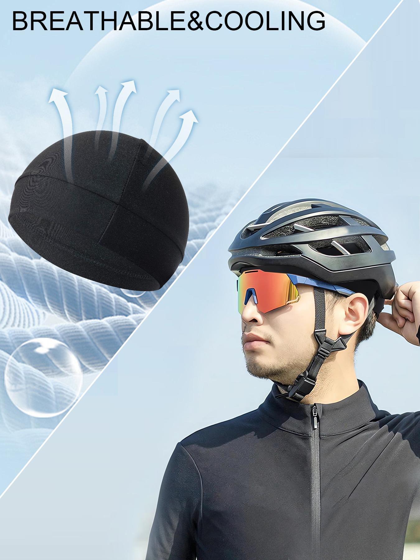Simple Style Plain Color Skull Beanie for Men & Women, Casual Sportive Breathable Beanie Hat for Outdoor Sports for Men & Women, Fitted Hats, Head Cover