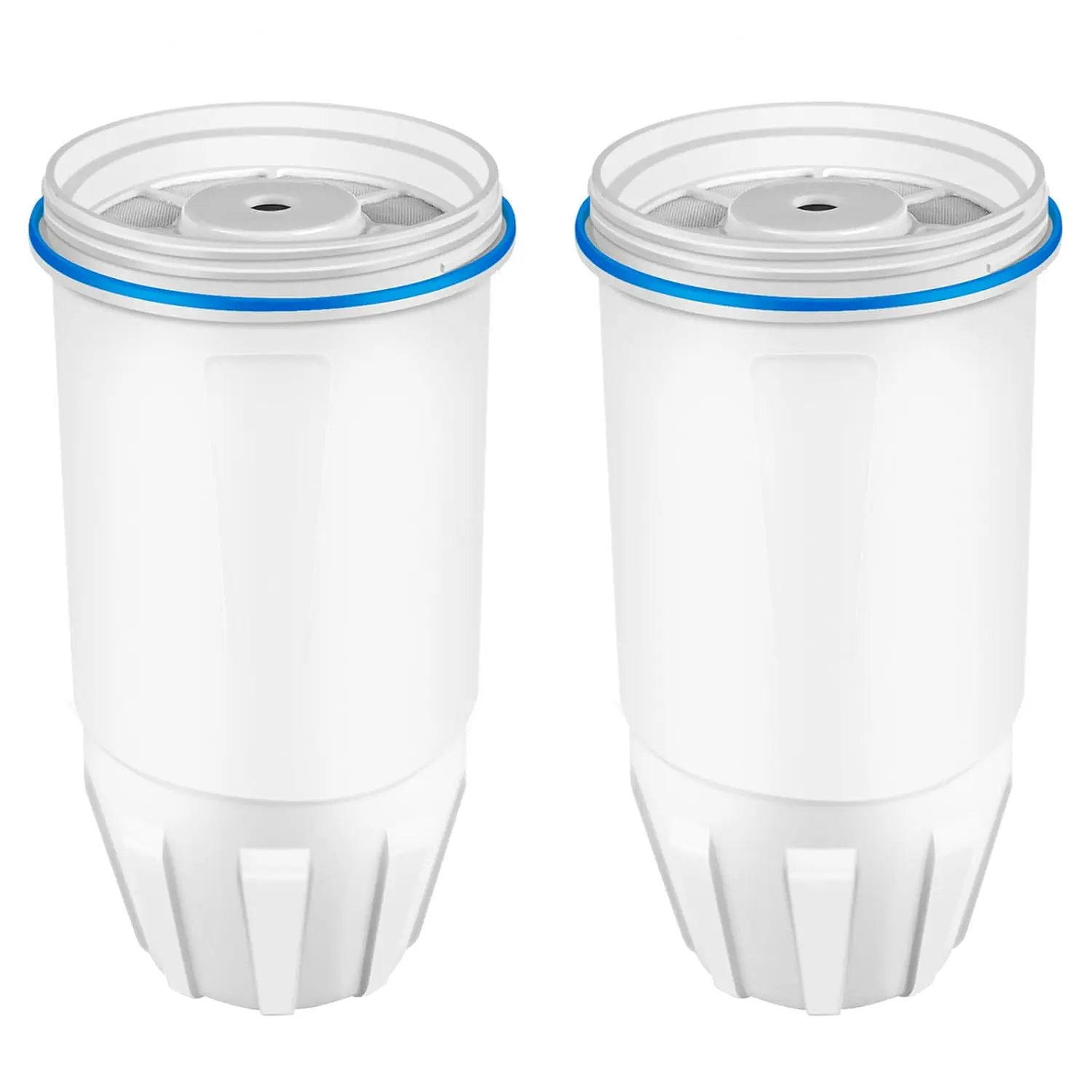 Water Replacement Filter Fit Pitcher ZR-001 ZR-004 ZR-017, 5-Stage Filter System 0 TDS, Certified to Reduce Lead, Chromium, and PFOA/PFOS, 2 Pack