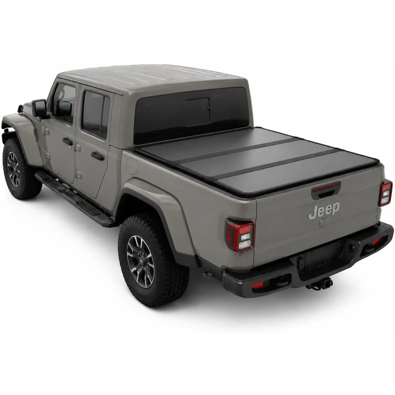 OPENROAD Aluminum Hard Tri Fold Truck Bed Tonneau Cover Compatible with Jeep Gladiator JT (2019-2026)-5ft(60") Bed, Heavy Duty Folding Bed Cover, Easy No Drill Installation, Waterproof