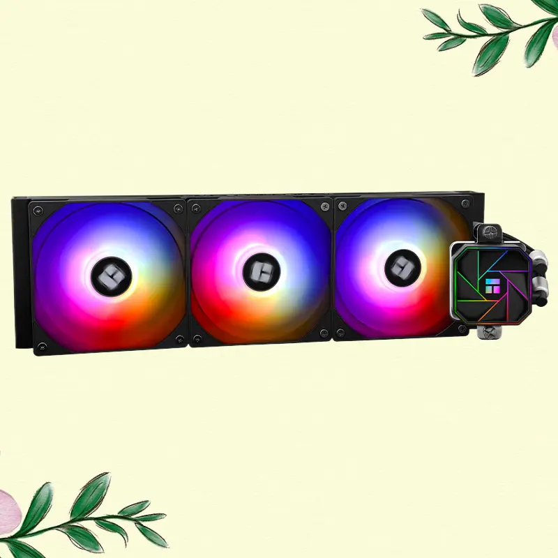 Black V3 All-in-One 360 ARGB Desktop Computer CPU Liquid Cooler