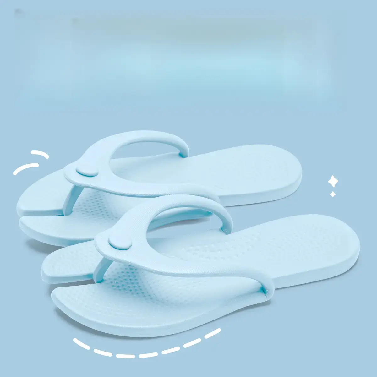 Unisex Folding Slippers, Portable Open Toe Non-Slip Footwear for Beach Travel and Shower Use, Sandal, Shoe