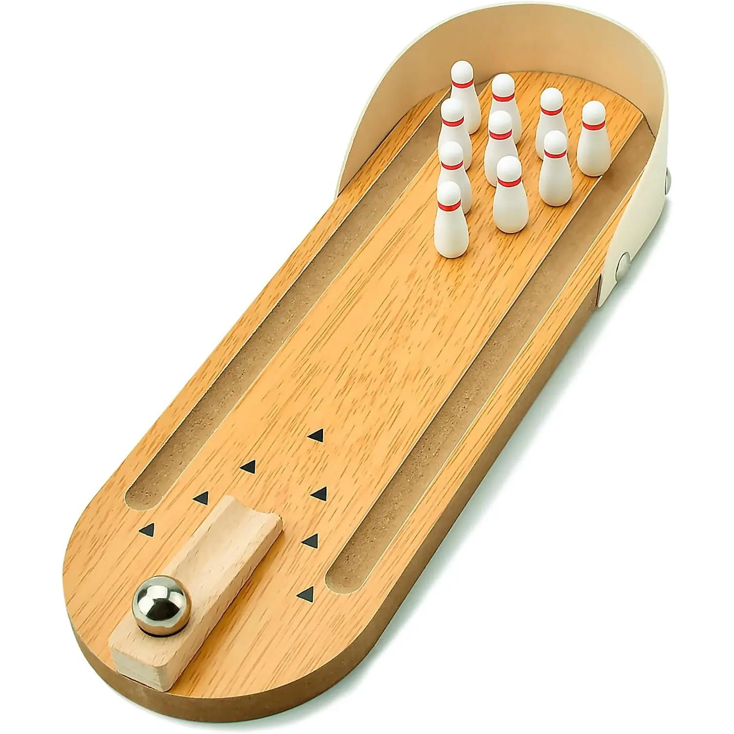 Tabletop Mini Bowling Game Set: Funny White Elephant Gifts for Adults Men Women Christmas Stocking Stuffers for Teens Boys Girls Kids Wooden Home Bowling Alleys Office Desk Toys Stress Relief Gadgetsfidget toys