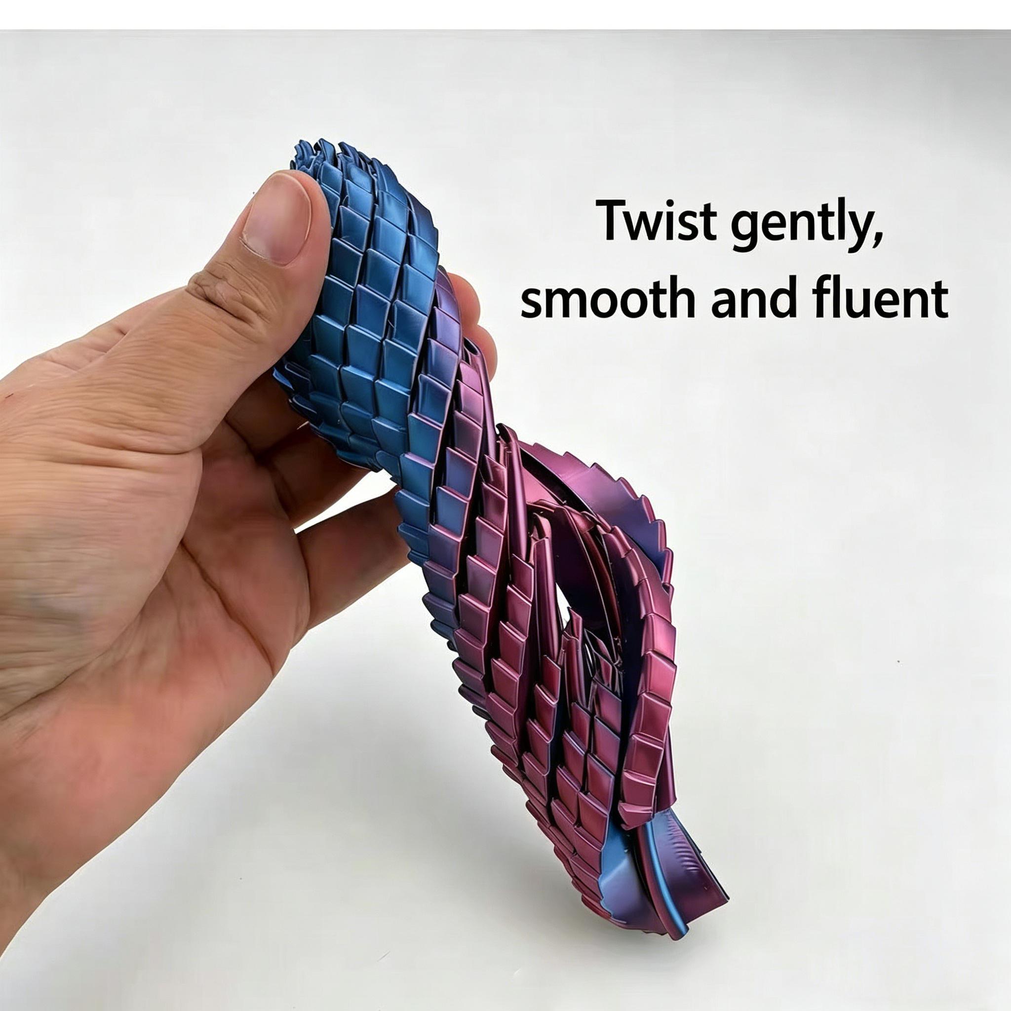 3D Printed Dragon Egg Stress Relief Toy, Transformable Twist Egg, Creative Stress-Relief Gadget, Children's Toy