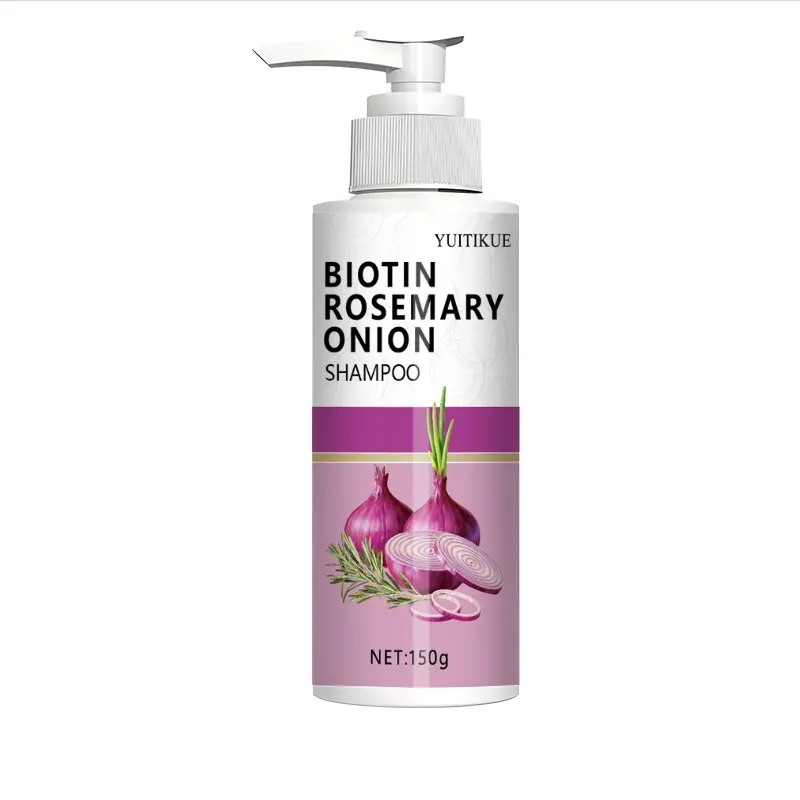 Yuitikue Biotin Rosemary Onion Shampoo, Improves Split Ends, Repairs Dry Frizzy Hair, Contains Collagen, 150g, Hair Care Solution