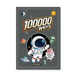 1pc Space Man New Arrival Full English Authentic Edition, 100000 Whys Book, Ten Thousand Whys Series, Educational Reading Material