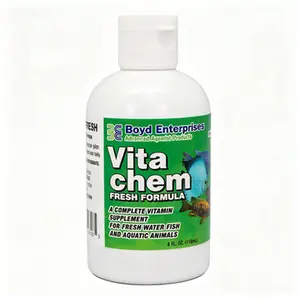 Nutritional Aquarium Supplement for Tropical Fish Health + Vitamins and Minerals for Freshwater Tanks + Liquid Fish Food Additive with B-Complex + Enhanced Growth and Color Support for Aquatic Life