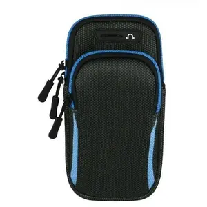 Universal Running Sport Armband Phone Holder - Water-Resistant Jogging Waist Bag for Runners, Fits Smart Phones Under 7.2 in, Trail Running Compatible