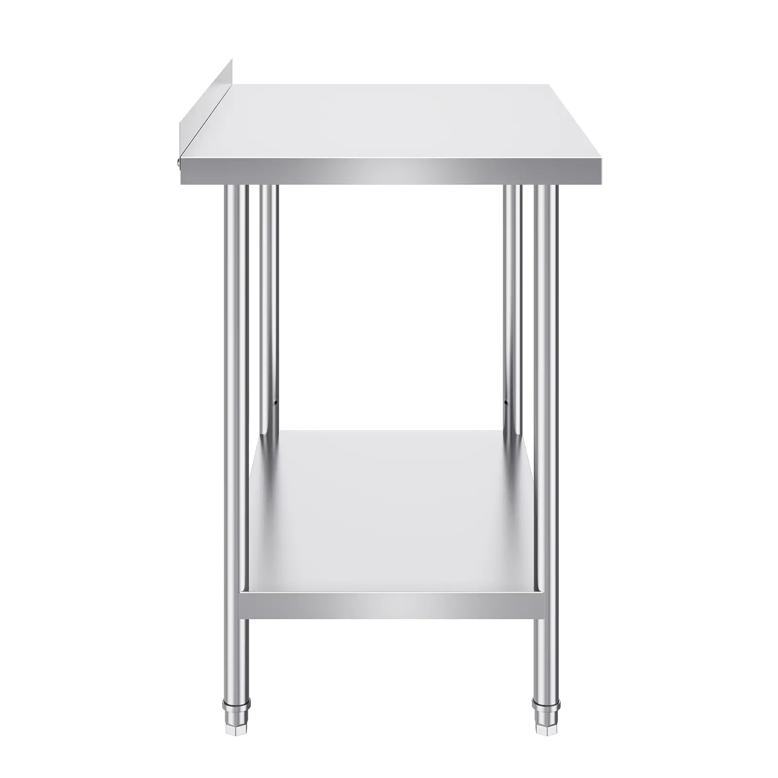 24 x 36 x 36 Inch Stainless Steel Work Table, Commercial Food Prep Worktable Heavy Duty Prep Worktable, Metal Work Table with Adjustable Height for Restaurant, Home and Hotel