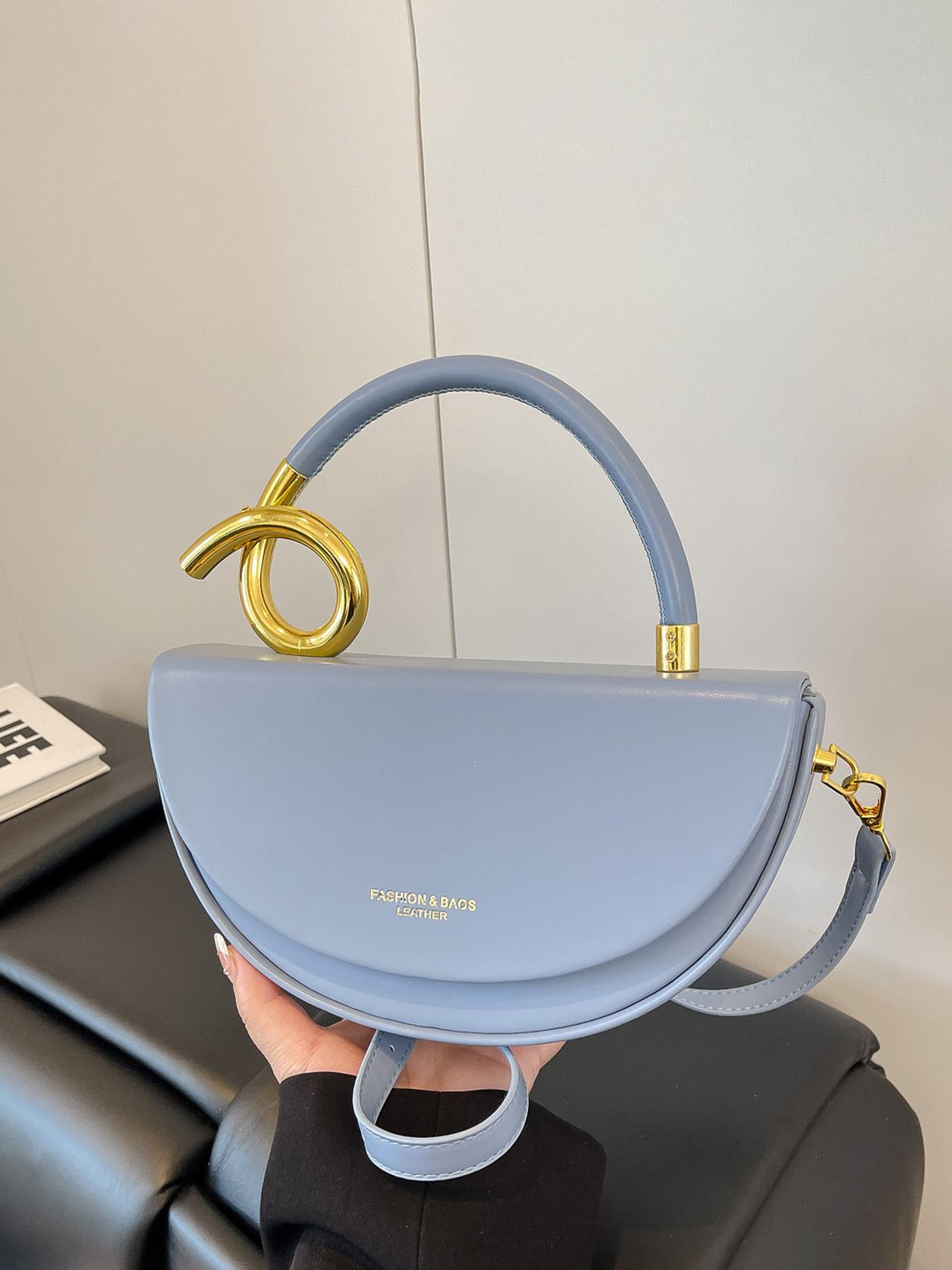 Women's Fashionable Solid Color Handbag, Elegant Bag, Casual Versatile for Daily Commuting, Party, Date, Shopping, High-end Commuter Bag