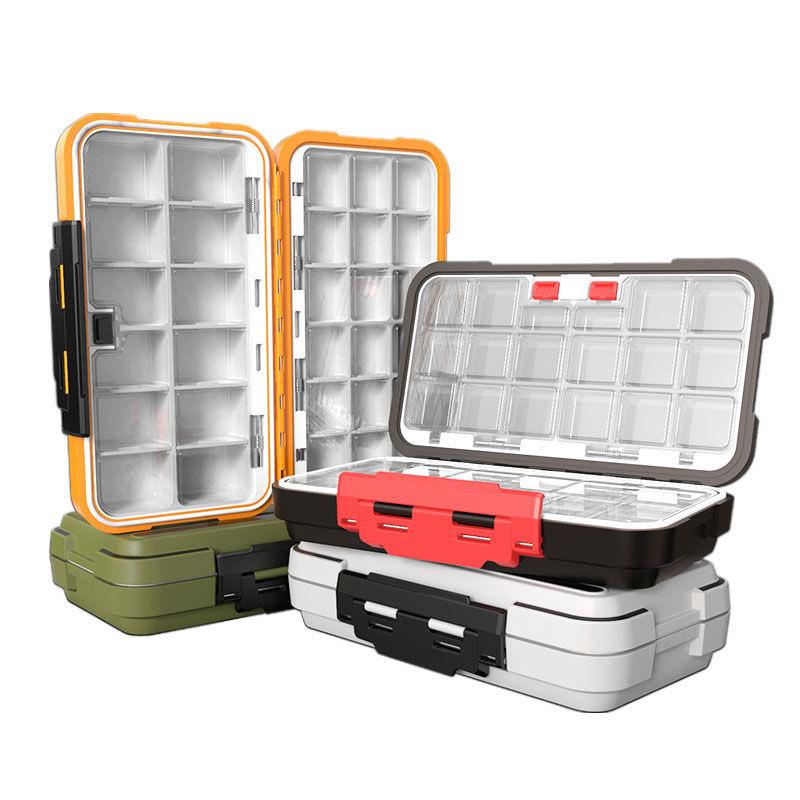 Fishing Accessories Box Storage Tool Box Fishing Tackle Soft Bait Hook Storage Box Fishing Tackle Accessories Box Lead and Leather Box stuff